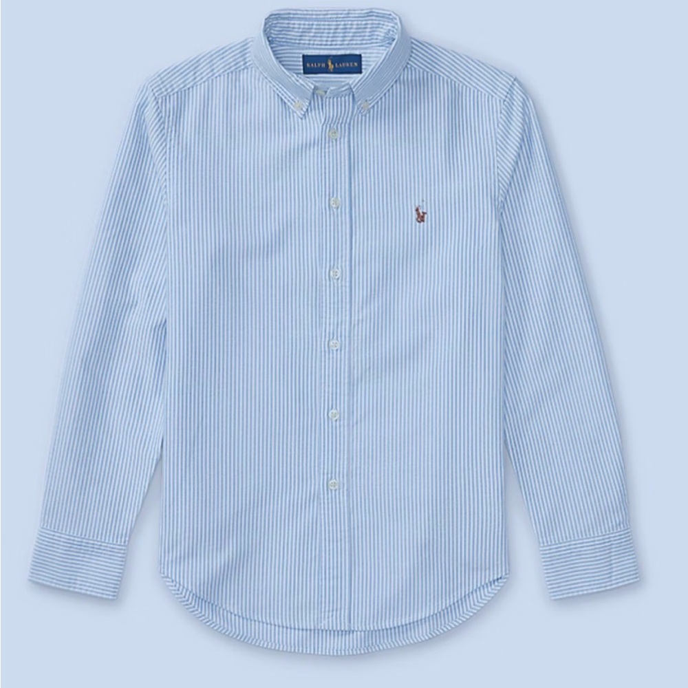Striped Cotton Oxford Shirt Ralph Lauren